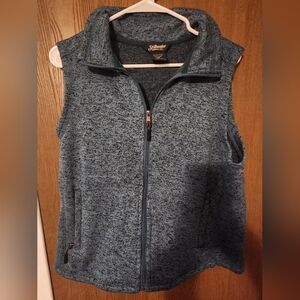 St. John's Bay Women's Heathered Blue Vest